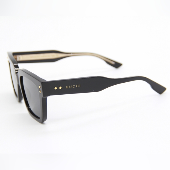 NEW GUCCI GG1084S 001 BLACK UNISEX SUNGLASSES - Picture 5 of 14